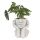 Innenblumentopf Frau 20x17x22 cm Grau Stein Pflanzentopf