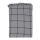 Plaid 125x150 cm Grau Baumwolle Streifen Decke
