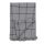 Plaid 125x150 cm Grau Baumwolle Streifen Decke