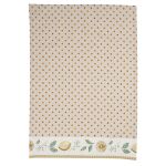 Geschirrtuch 50x70 cm Beige Gelb Baumwolle Zitrone...